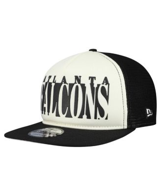 Men's Cream/Black Atlanta Falcons Cutout A-Frame 9FIFTY Snapback Hat