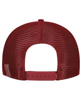 Men's Gray/Burgundy Washington Commanders Cork Split Panel 9FIFTY Trucker Snapback Hat