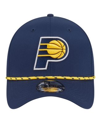 Men's Navy Indiana Pacers Featherweight Poly Rope Flex 39Thirty Hat