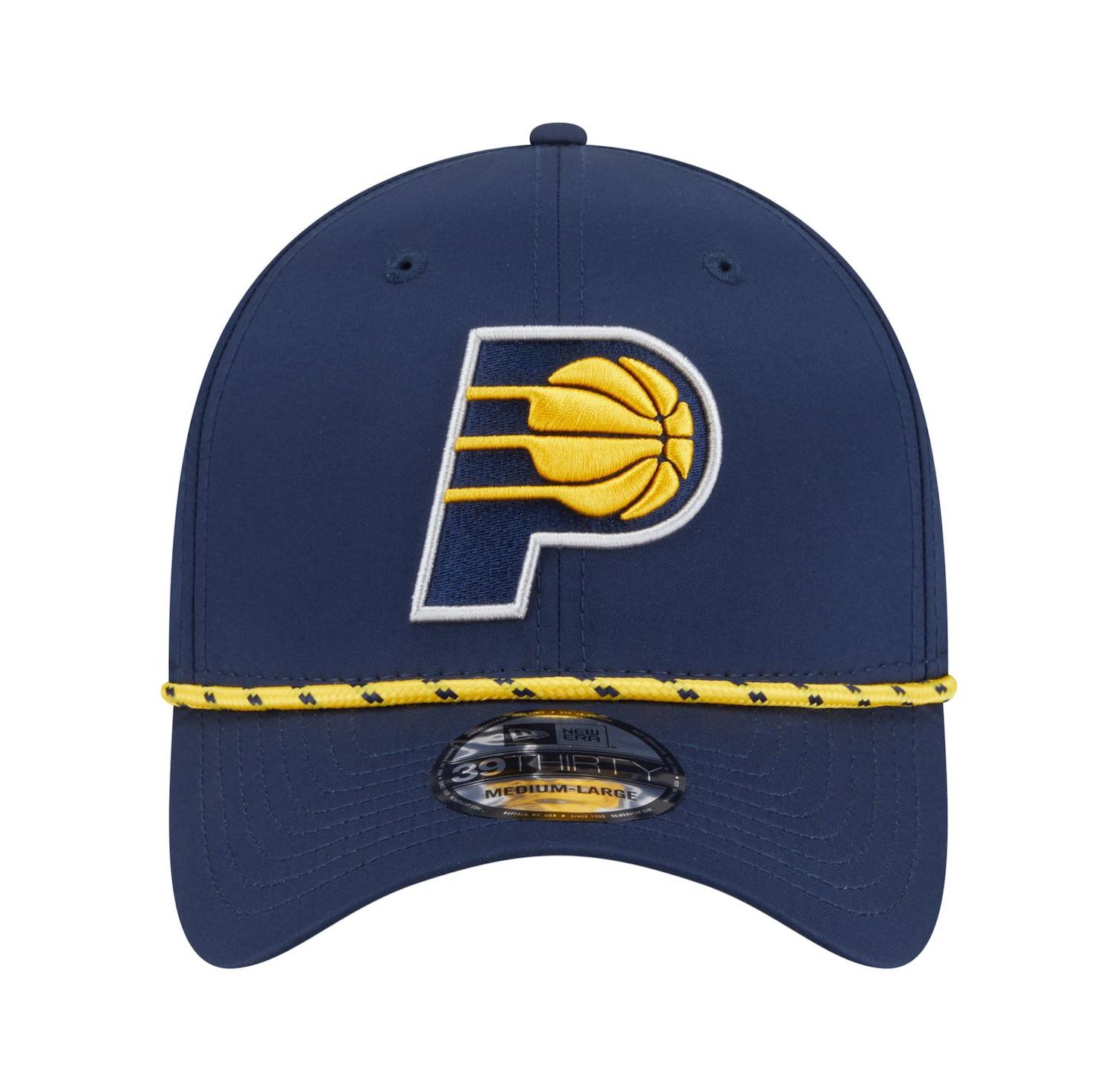 Men's Navy Indiana Pacers Featherweight Poly Rope Flex 39Thirty Hat