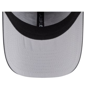 Men's Black Miami Heat Featherweight Poly Rope Flex 39Thirty Hat