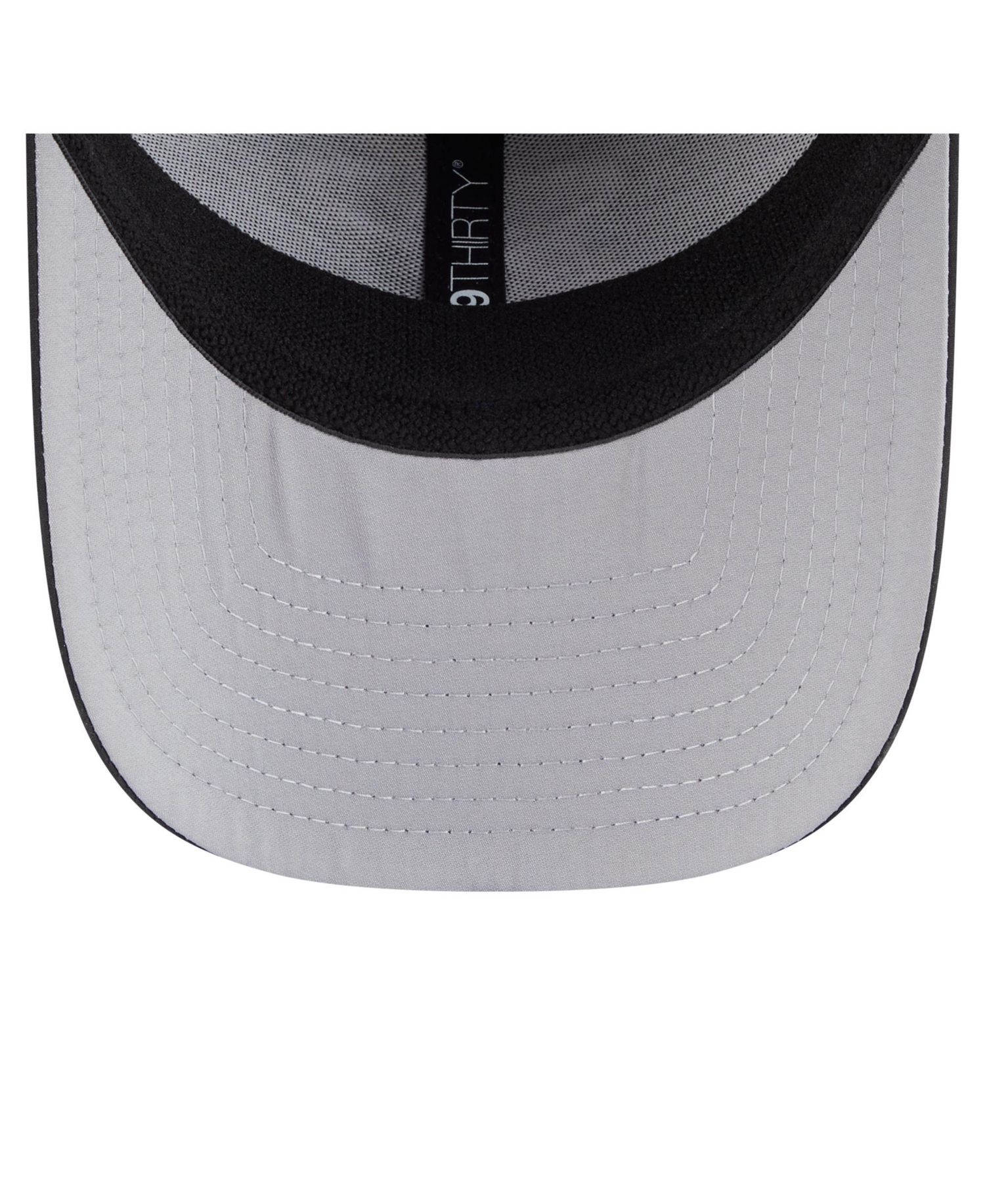 Men's Black Miami Heat Featherweight Poly Rope Flex 39Thirty Hat