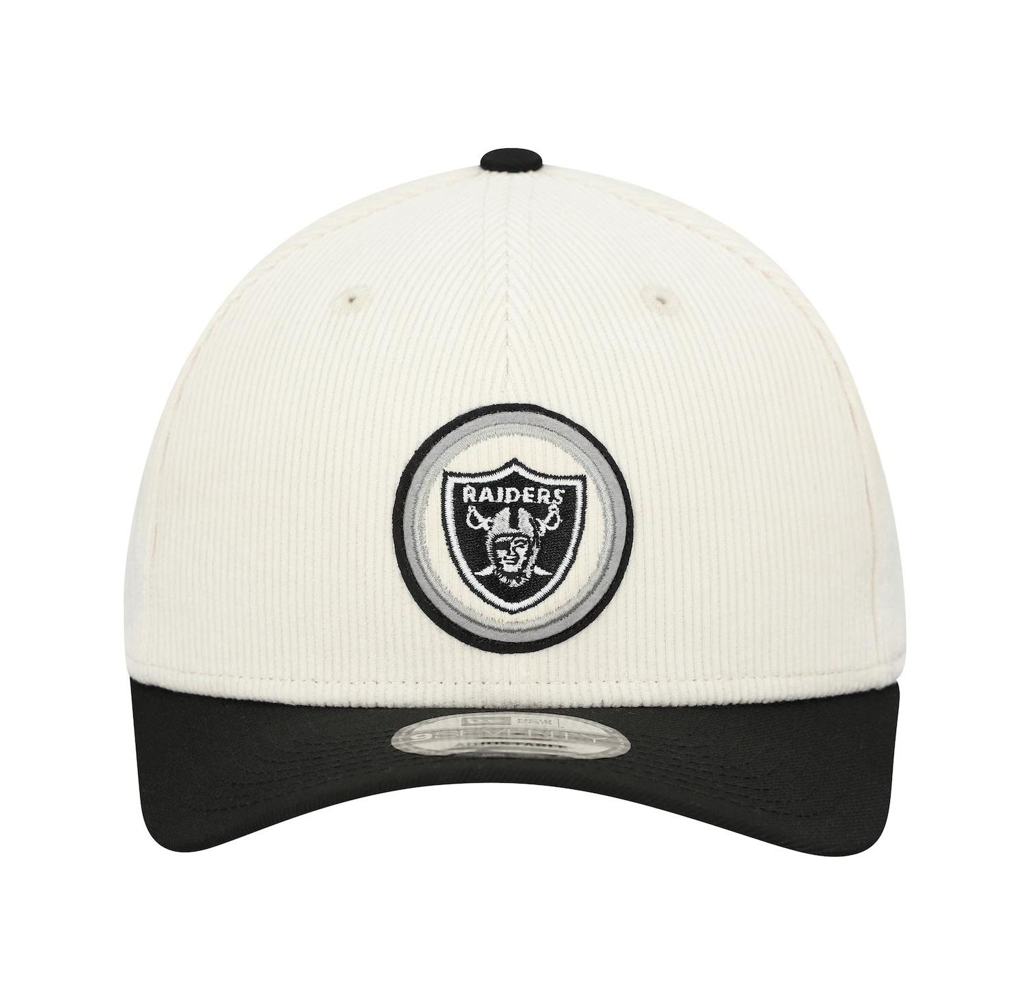 Men's Stone Las Vegas Raiders Loyal Corduroy 9SEVENTY Adjustable Hat