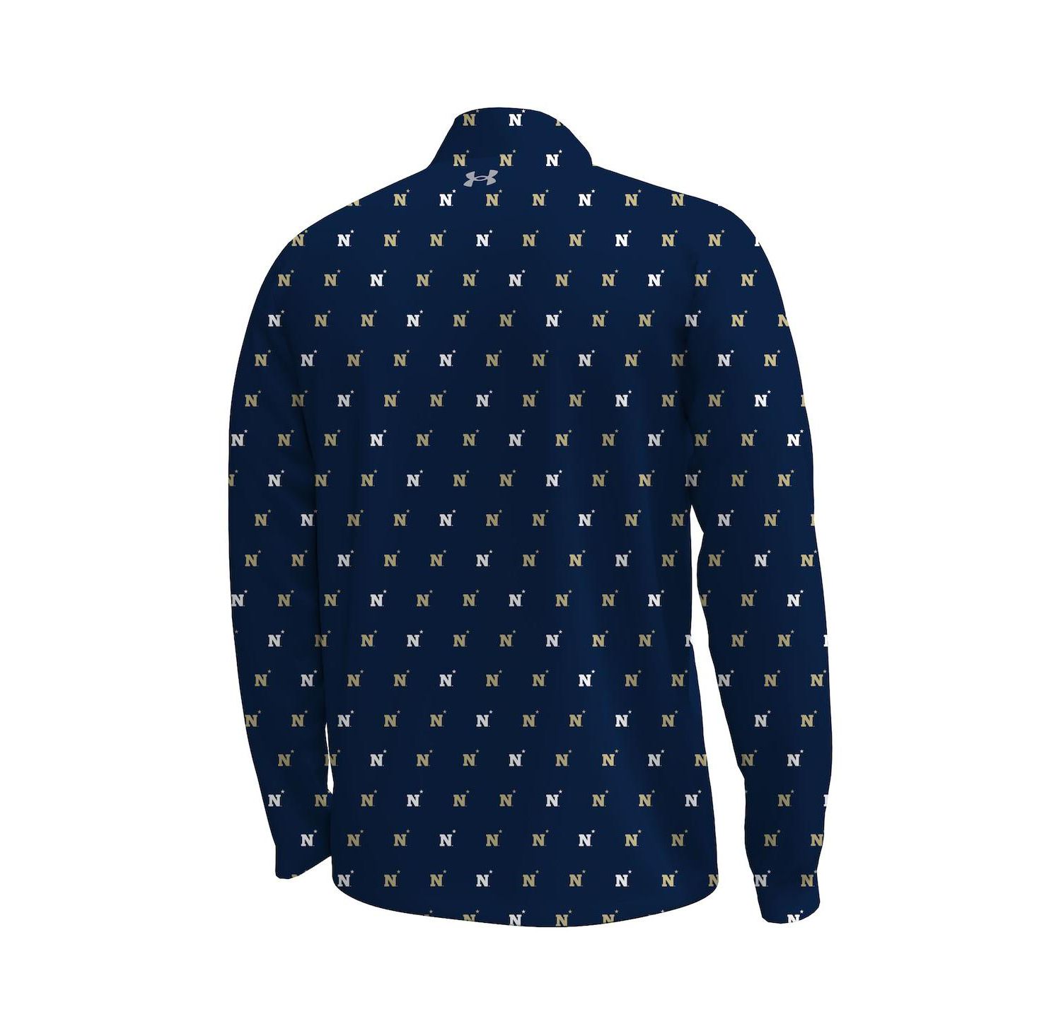 Men's Navy Midshipmen Gameday Armourfuse Half-Zip Sweatshirt
