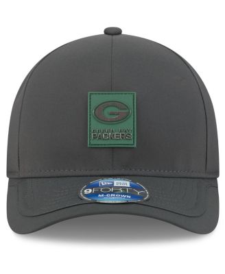 Men's Charcoal Green Bay Packers 2025 Sideline Cold Weather 9FORTY M-Crown Adjustable Hat