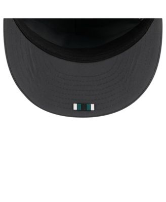 Men's Charcoal Philadelphia Eagles 2025 Sideline Cold Weather Retro Crown 59FIFTY Fitted Hat