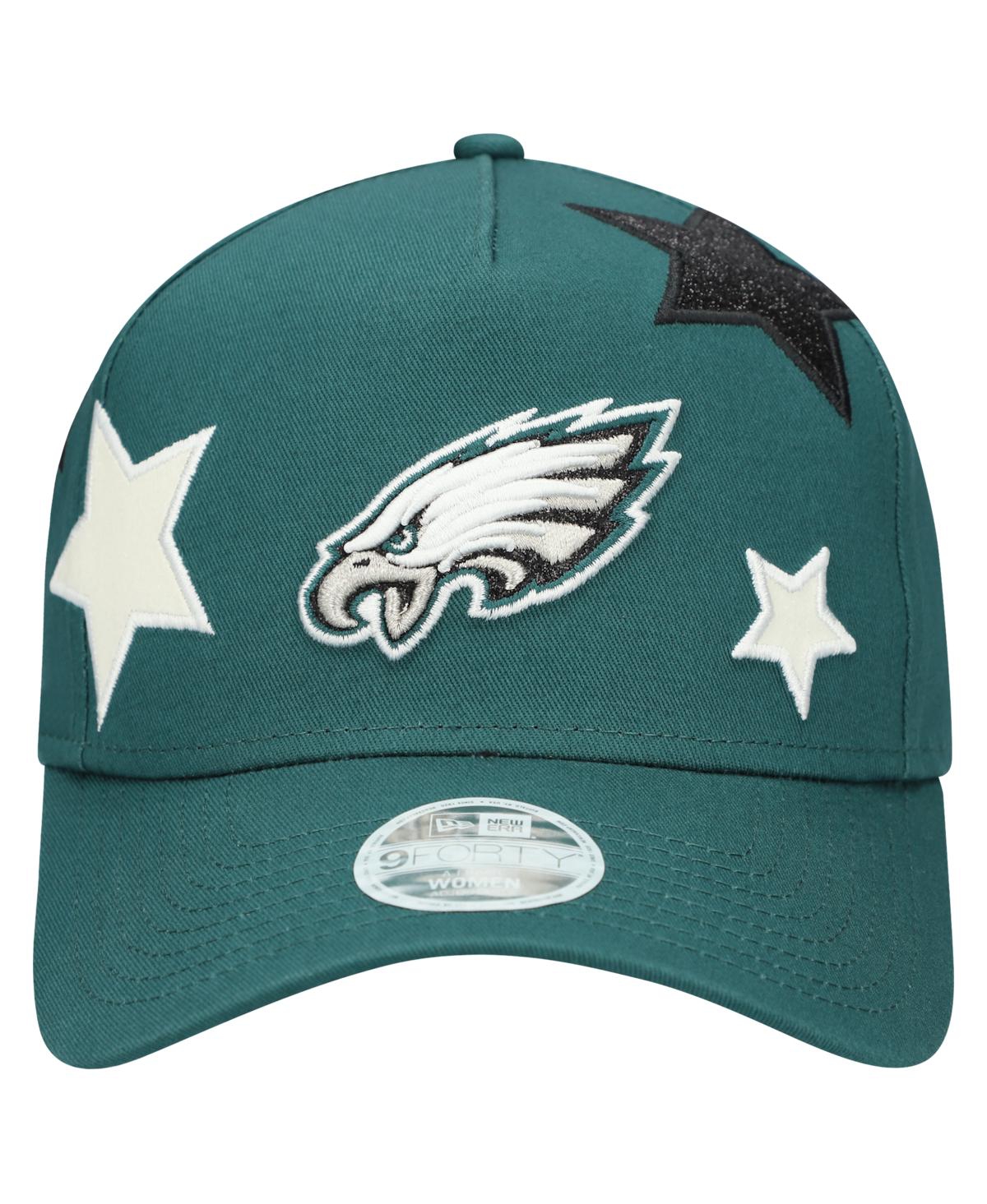 New Era Women's Midnight Green Philadelphia Eagles Stardom A-frame 9forty Adjustable Hat In Green