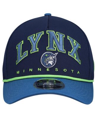 Men's Navy Minnesota Lynx Bold Arch COOLERA 9FORTY A-Frame M-Crown Adjustable Hat
