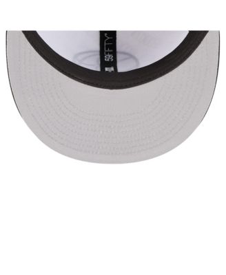 Men's White/Black Brooklyn Nets Repeat 59Fifty Fitted Hat