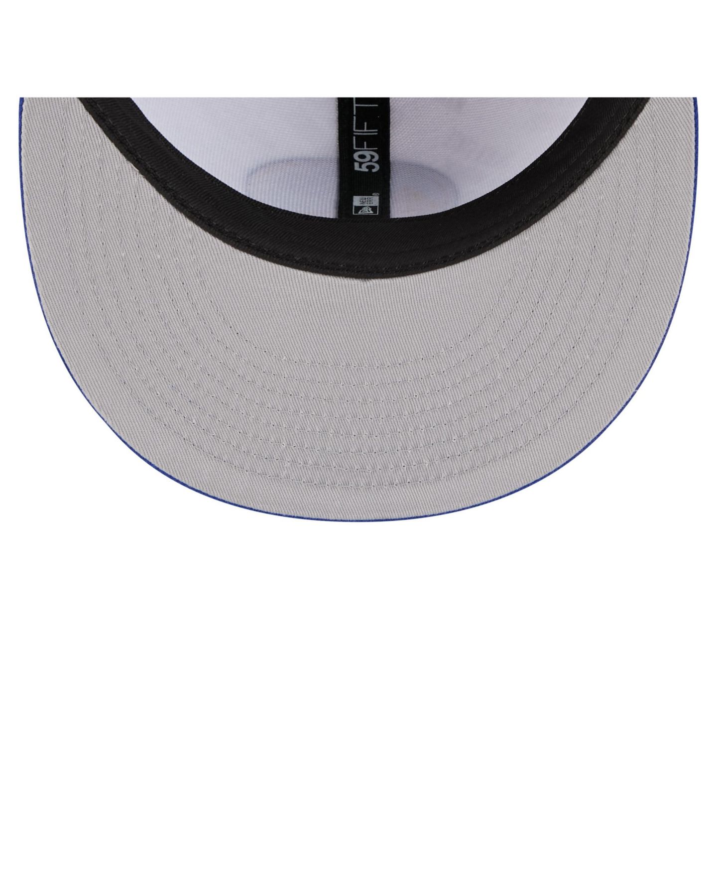 Мужская кепка New Era White/Royal Golden State Warriors Repeat 59Fifty Fitted Hat — фото 5