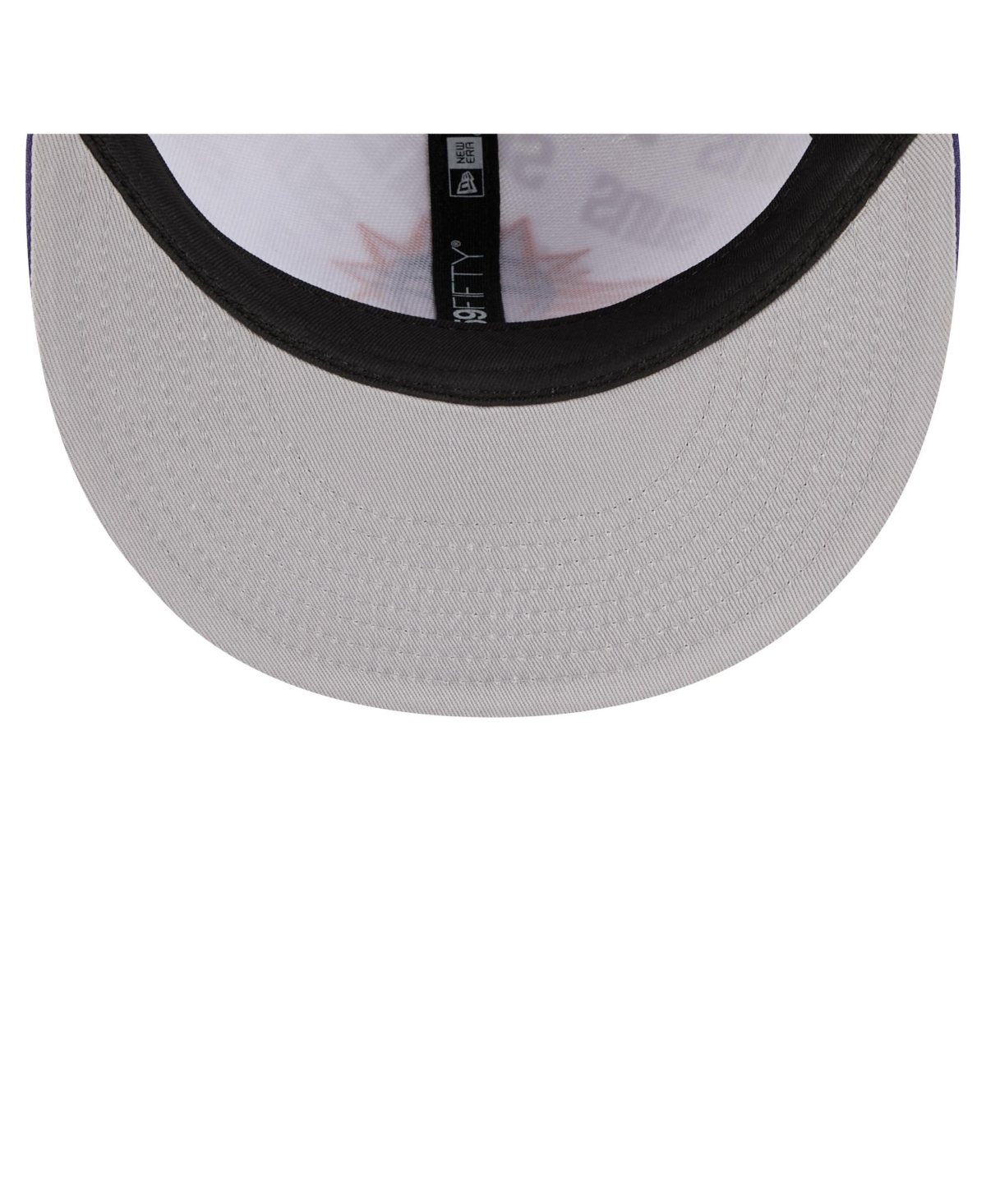 New Era Men's White/Purple Phoenix Suns Repeat 59Fifty Fitted Hat