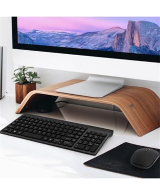 Wireless Keyboard and Mouse Combo - Scissor Ultra-Thin Silent Ergonomic Keyboard with Numeric Keys - 2.4G Receiver for PC, Laptop, Desktop - Black