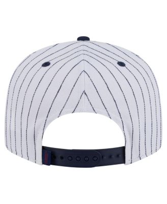 Men's White LA Clippers Deceptor Pinstripe 9FIFTY Snapback Hat