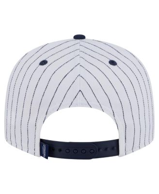 Men's White Minnesota Timberwolves Deceptor Pinstripe 9FIFTY Snapback Hat