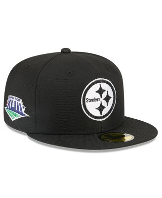 x Alpha Men's Industries Black Pittsburgh Steelers 59FIFTY Fitted Hat