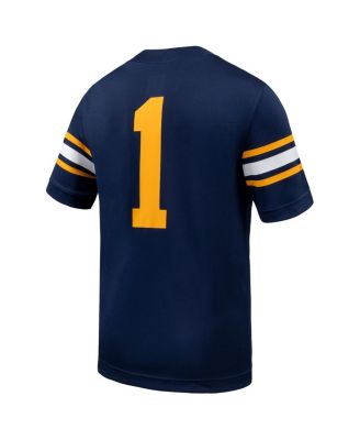 Men's 1 Navy Cal Bears Untouchable Replica Game Jersey