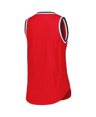 Women's Red Chicago Blackhawks Strategy Tank Top