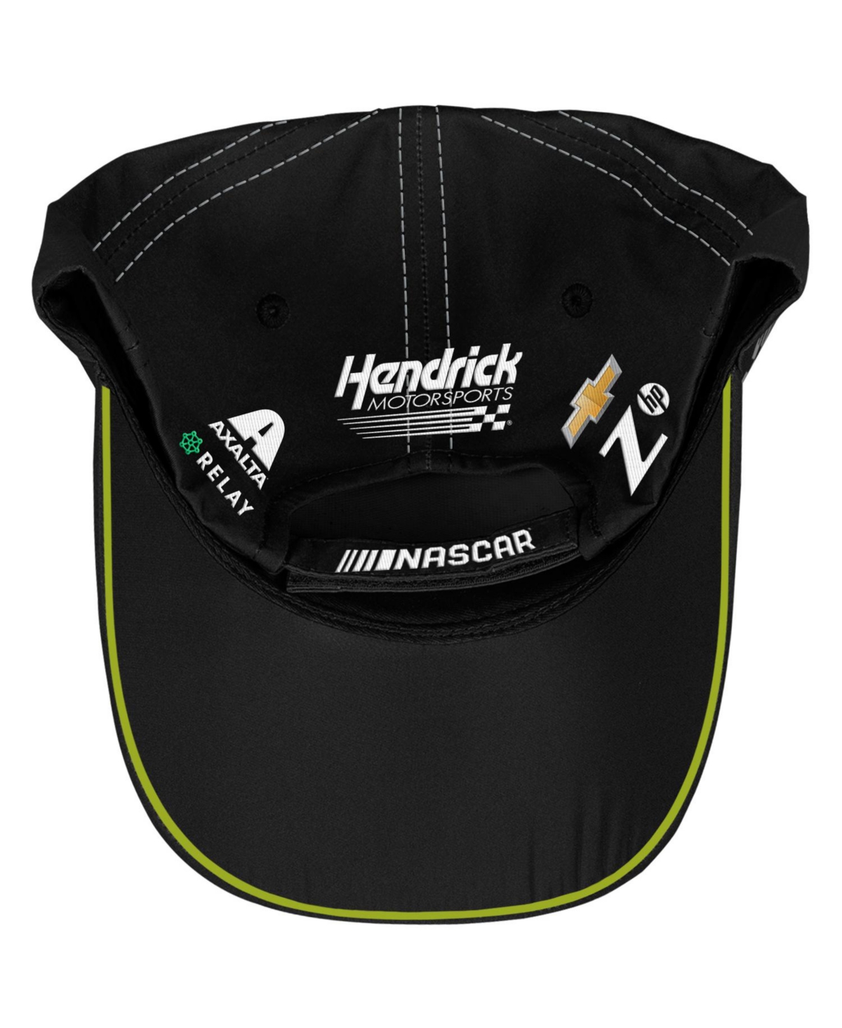 Checkered Flag Sports Men's And Women's Black William Byron Raptor Uniform Adjustable Hat In Black