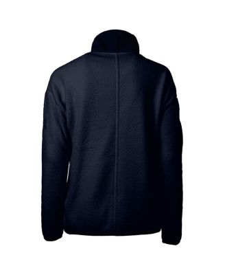 Women's Navy Notre Dame Fighting Irish Alumni Cascade Eco Sherpa Full-Zip Fleece Jacket