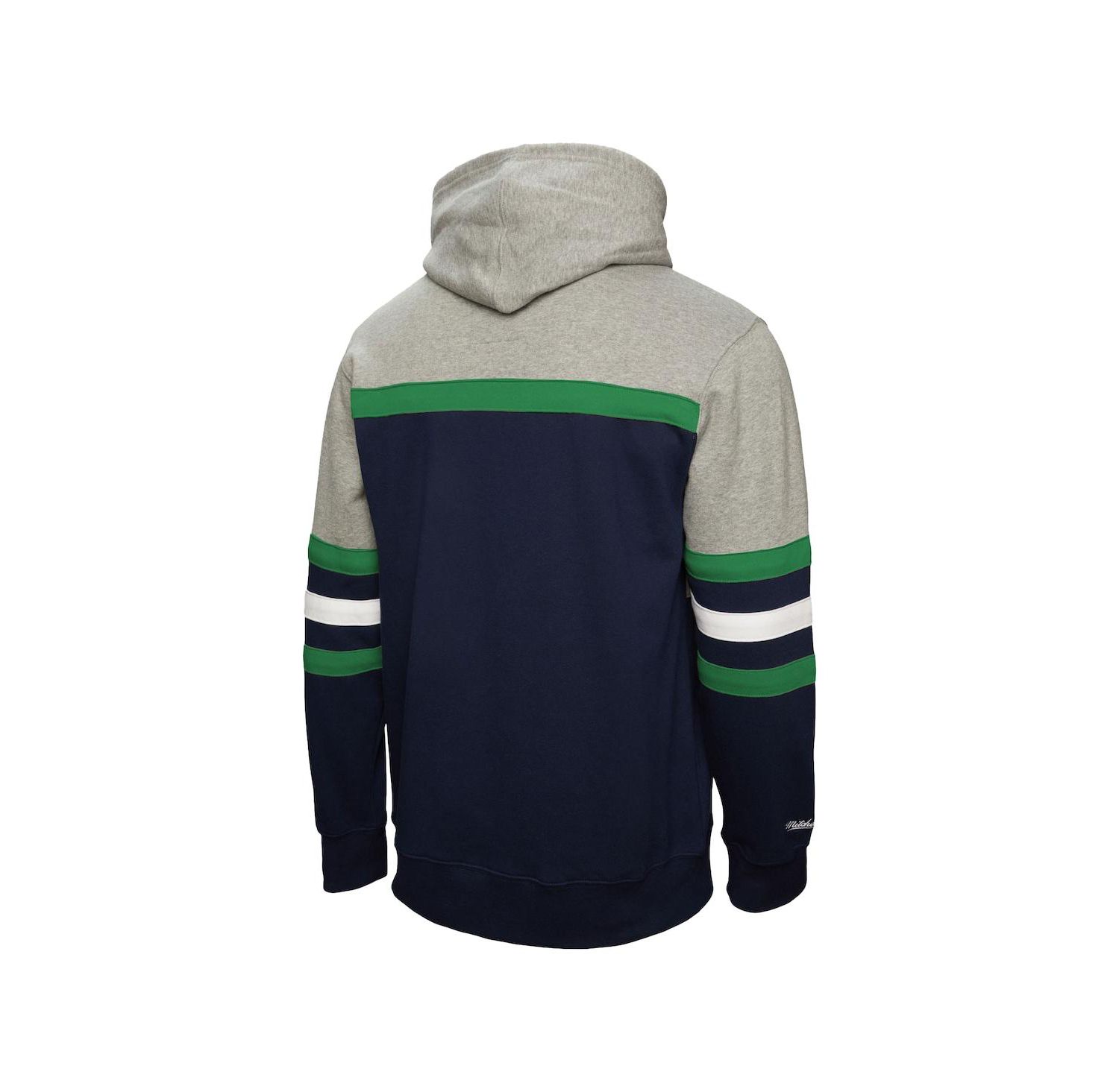Men's Navy/Gray Vancouver Canucks Head Coach Pullover Hoodie