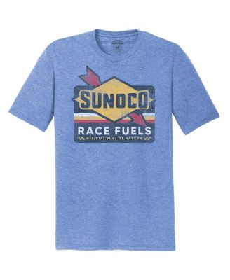 Men's Heather Blue Sunoco Tri-Blend T-Shirt