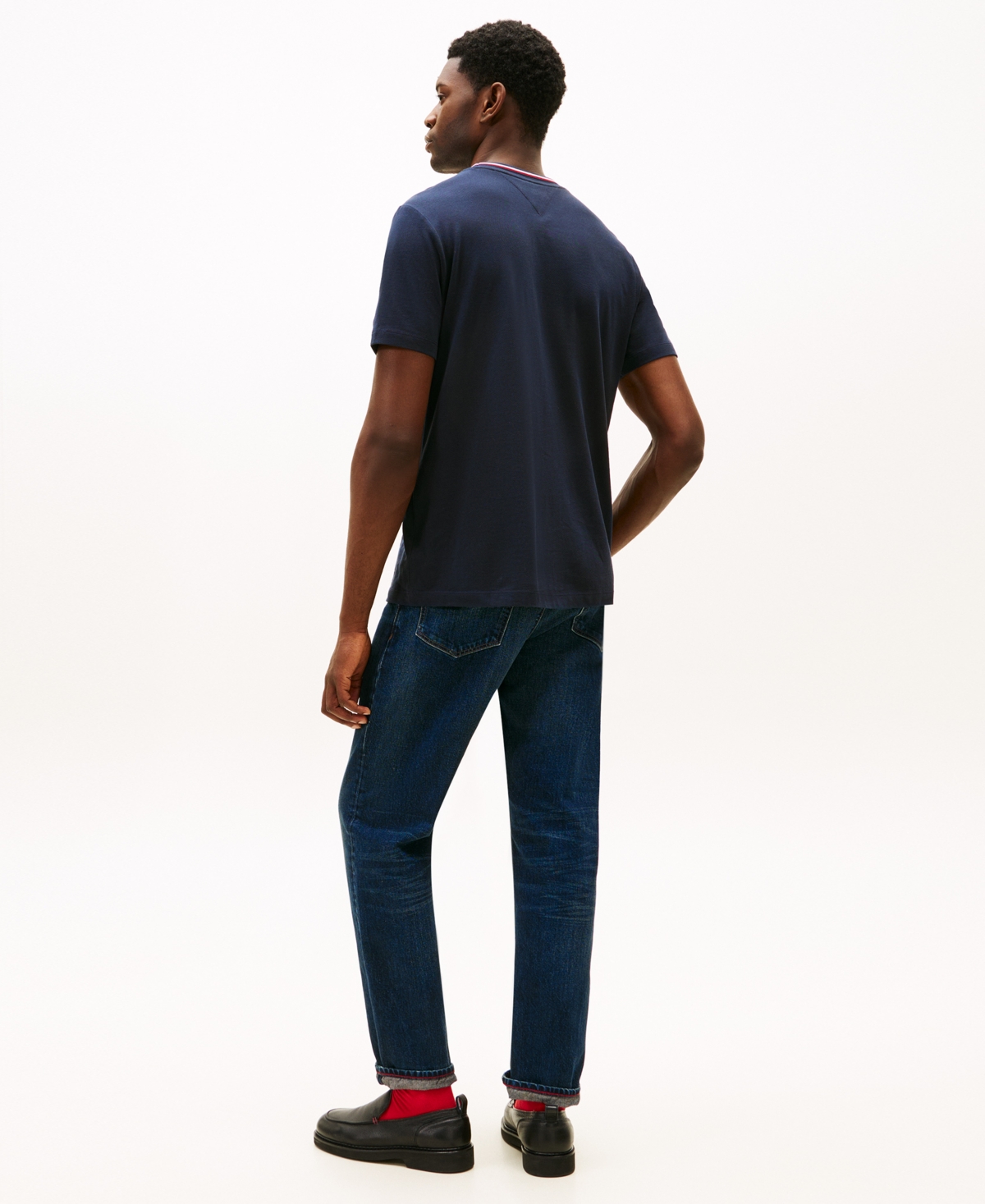 Tommy Hilfiger Men's Color-block Pocket Pique T-shirt In Blue