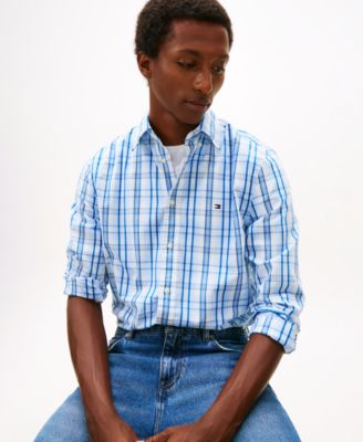 Men's Flex Poplin Medium Check Shirt