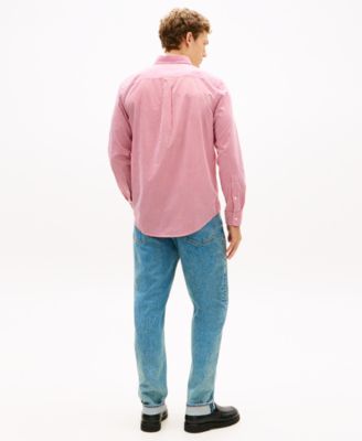 Men's Flex Poplin Striped Long-Sleeve Shirt