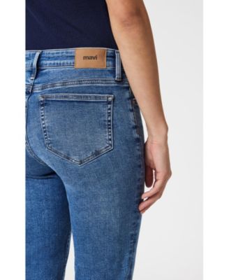 Women's Mavi Emma Slim Boyfriend In Mid Brushed Tribeca