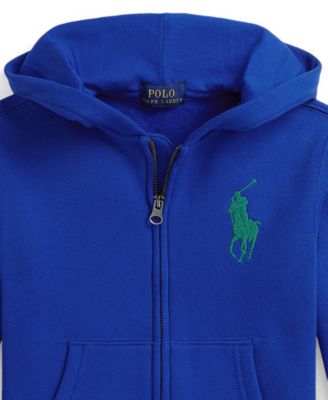 Boys 2-7 Big Pony Fleece Full-Zip Hoodie