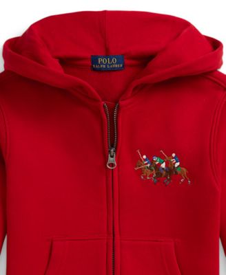Boys 2-7 Triple-Pony Fleece Full-Zip Hoodie