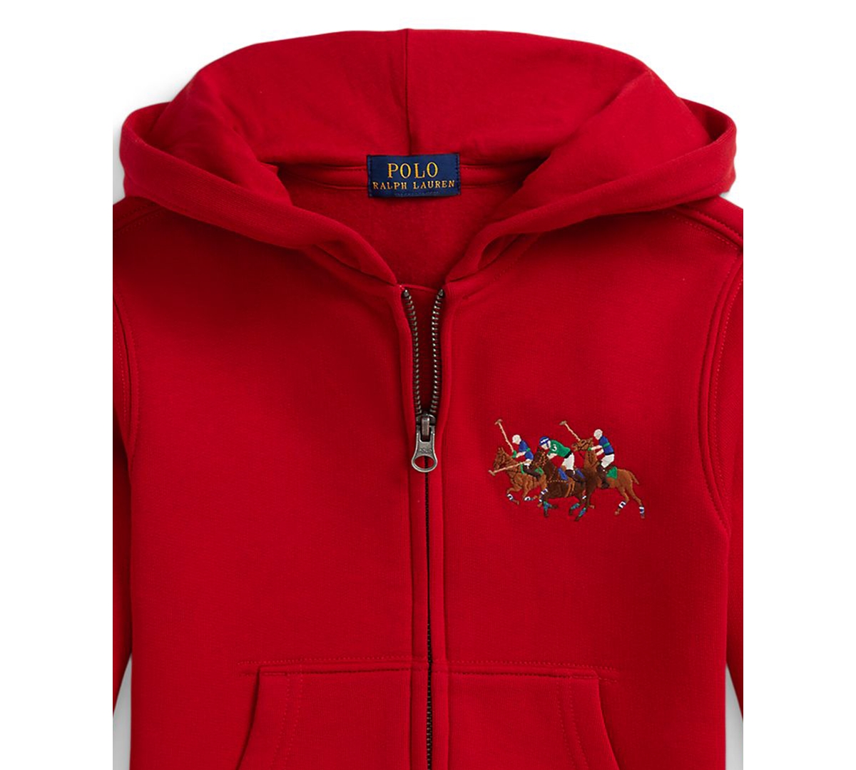 Polo Ralph Lauren Boys - Triple-Pony Fleece Full-Zip Hoodie