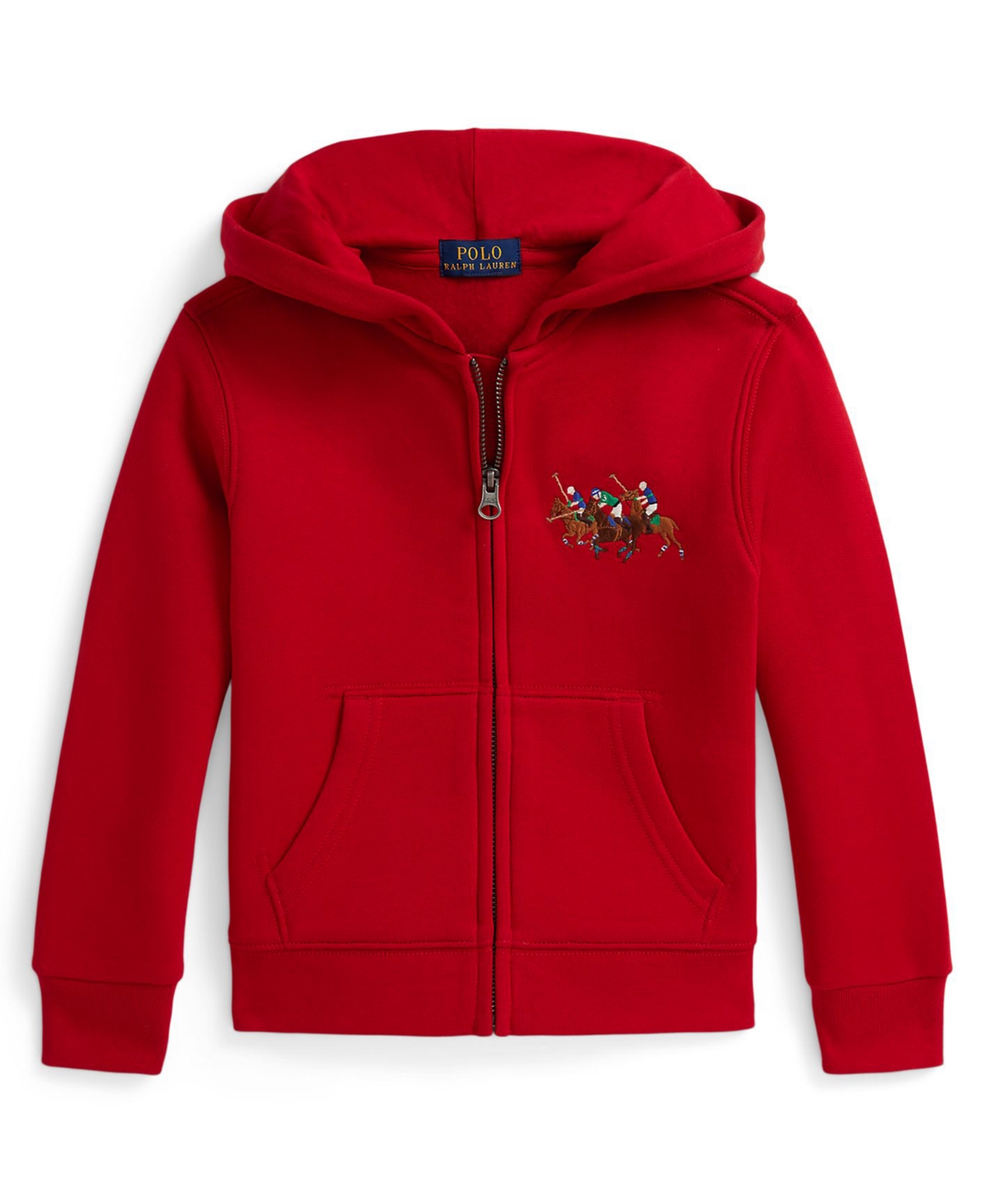 Polo Ralph Lauren Boys - Triple-Pony Fleece Full-Zip Hoodie