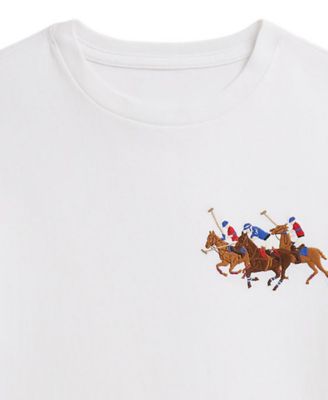 Boys 8-20 Triple-Pony Cotton Jersey Tee
