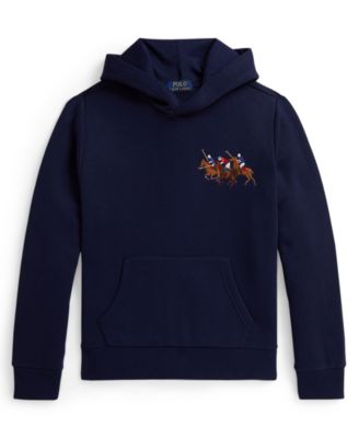 Boys 8-20 Triple-Pony Fleece Hoodie