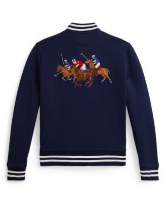 Boys 8-20 Triple-Pony Fleece Baseball Jacket