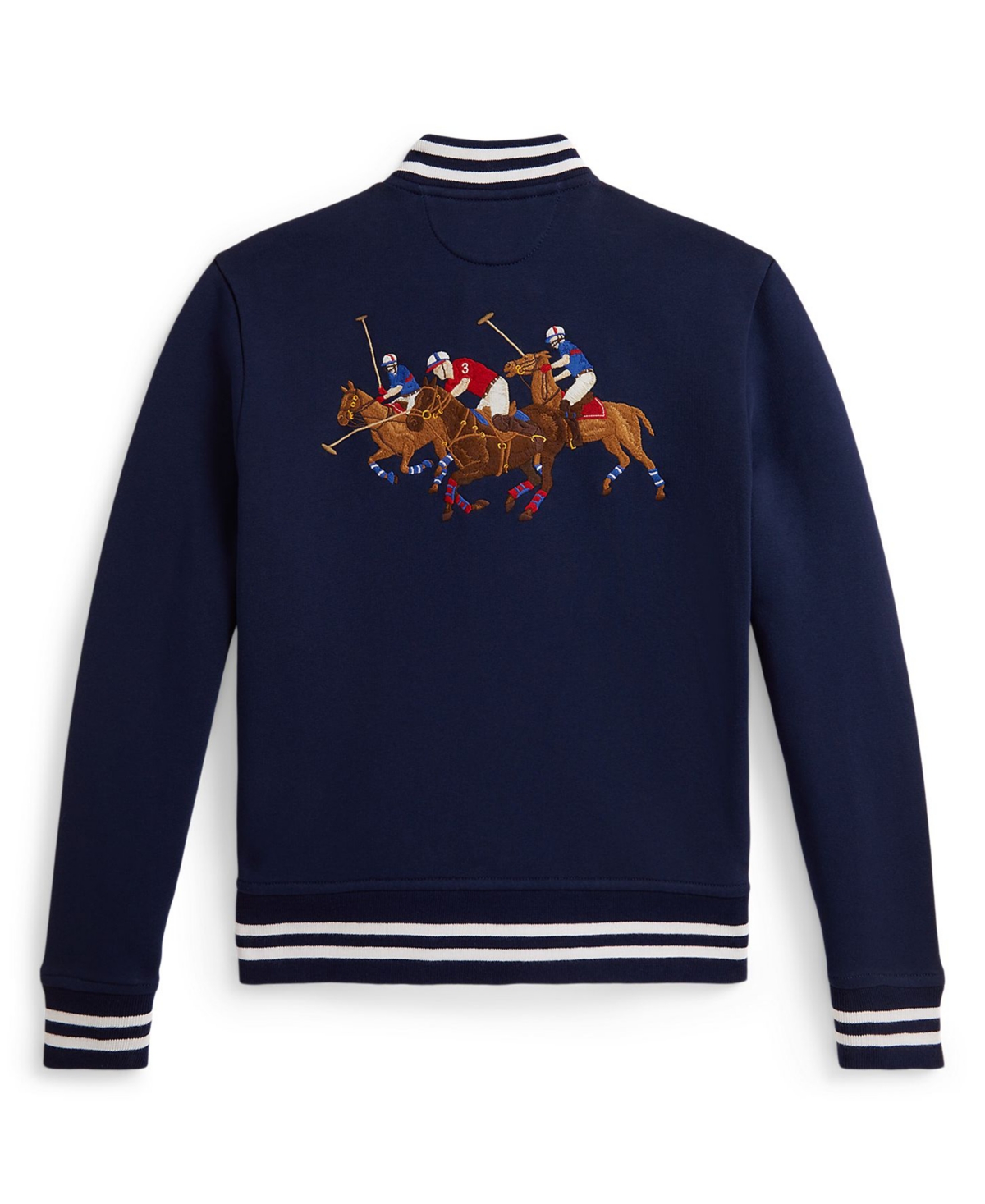 Polo Ralph Lauren Boys 8-20 Triple-Pony Collar Baseball Jacket