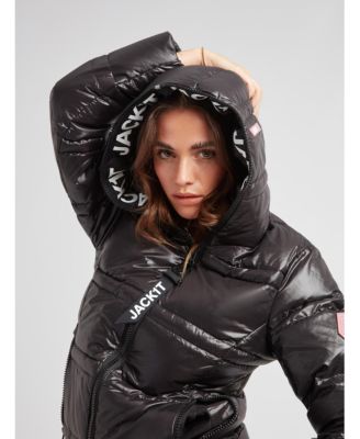 Women's R4D Tramline Racer Hooded Puffer Jacket