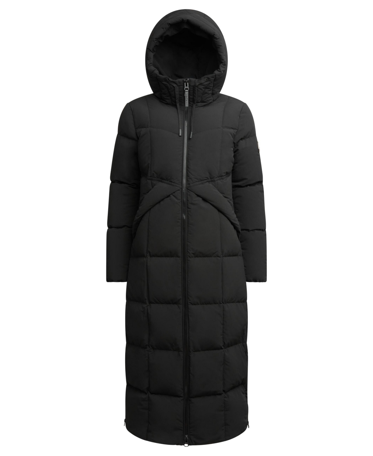 JACK1T Women's Black Star Extra Long Down Coat