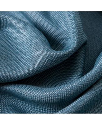 Oliva Gray Lucas Jacquard Blackout Grommet Panel - 52x84" Teal