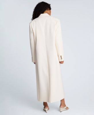 Women's Three-Button Long Tailored Coat