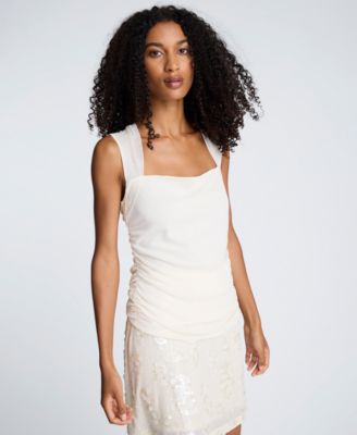 Women's Square Neck Sleeveless Top