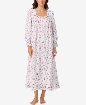 Eileen West - Women's Cotton Flannel Long Sleeve Ballet Nightgown