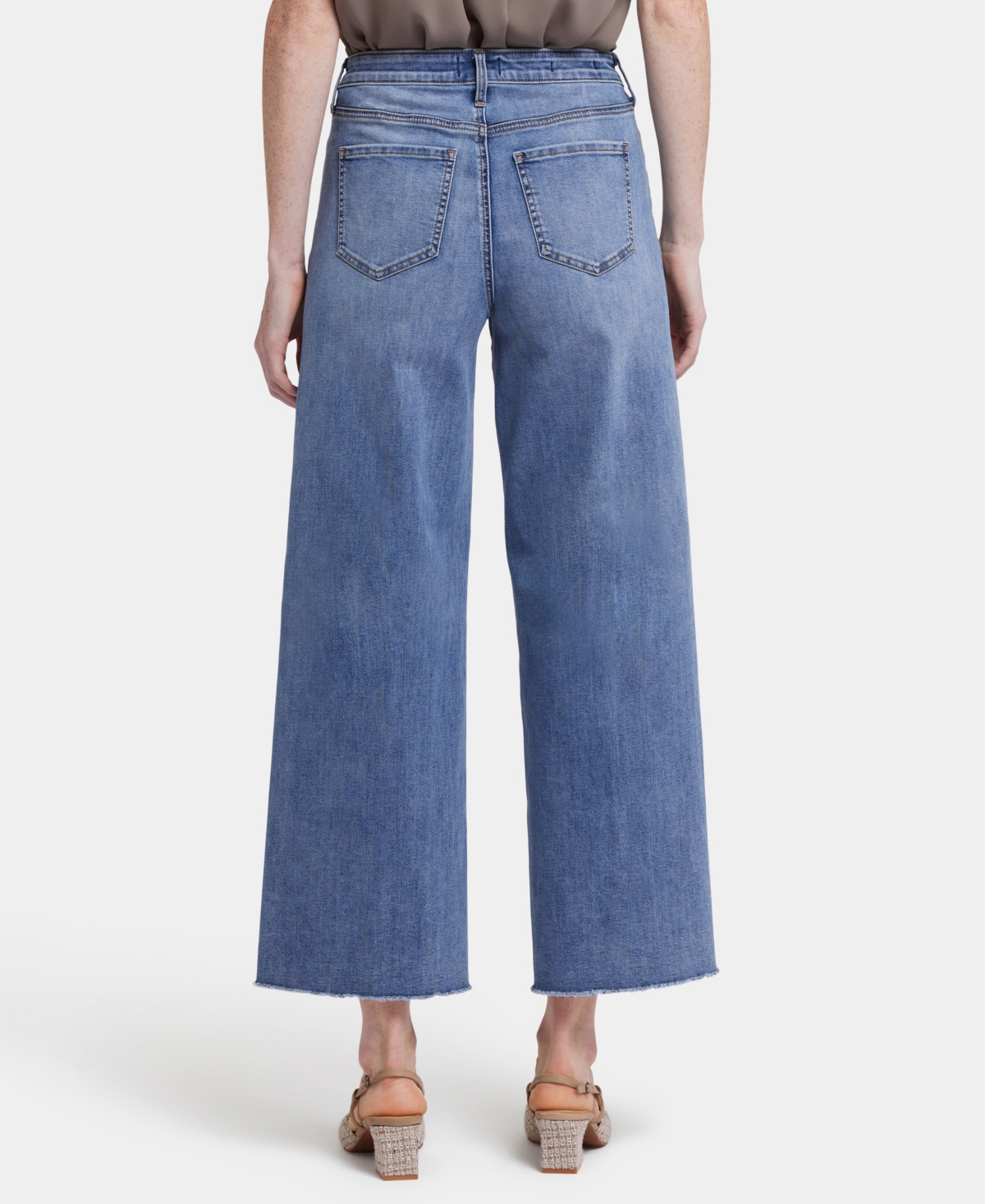 Nydj Women's Brodi Wide Leg Ankle Jeans