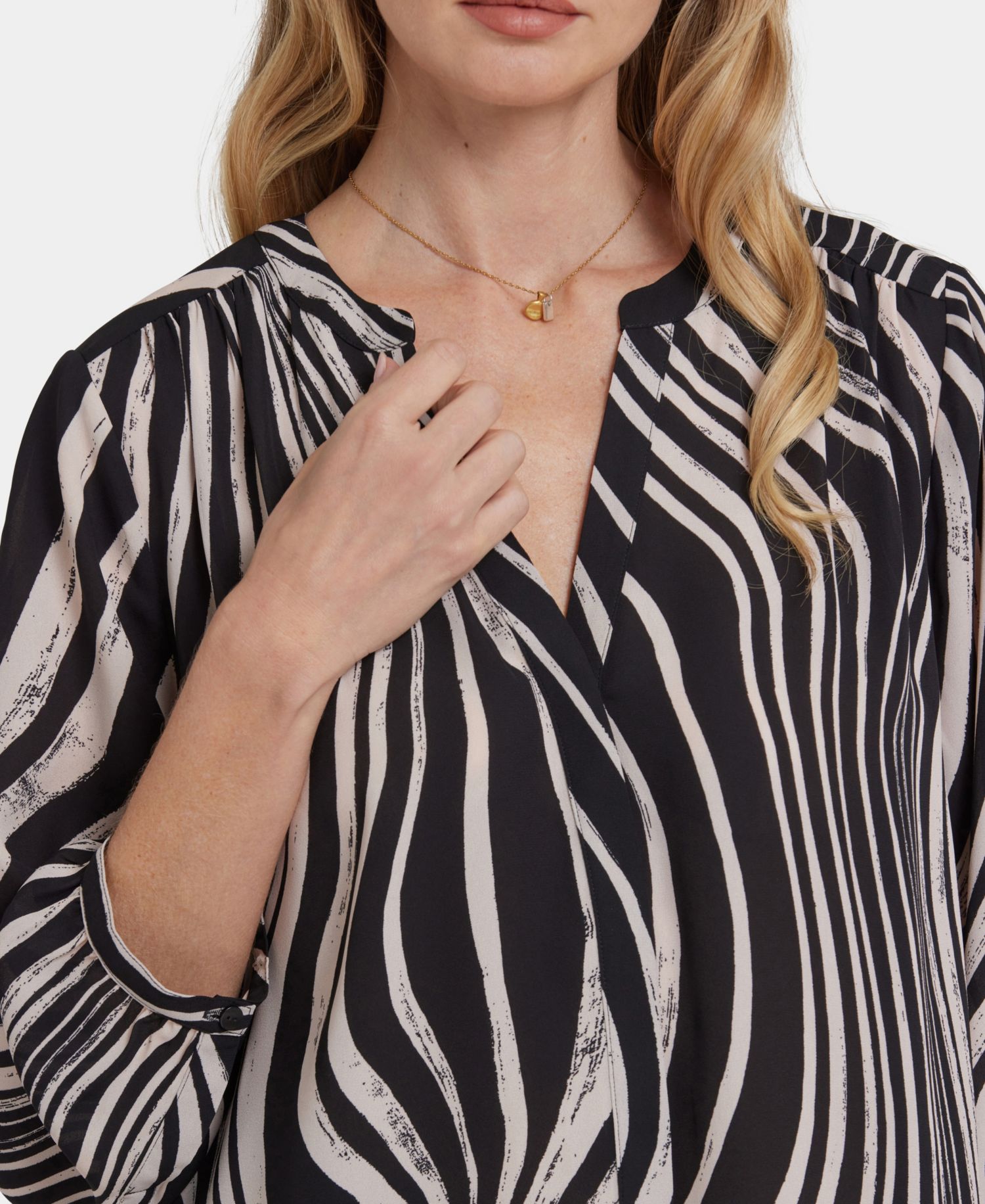 Women's Pintuck Blouse Top