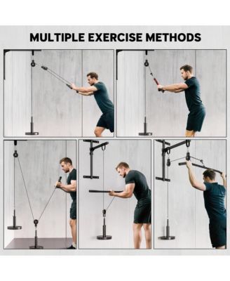 Weight Cable Pulley System for LAT Pull Down, Biceps Curl,