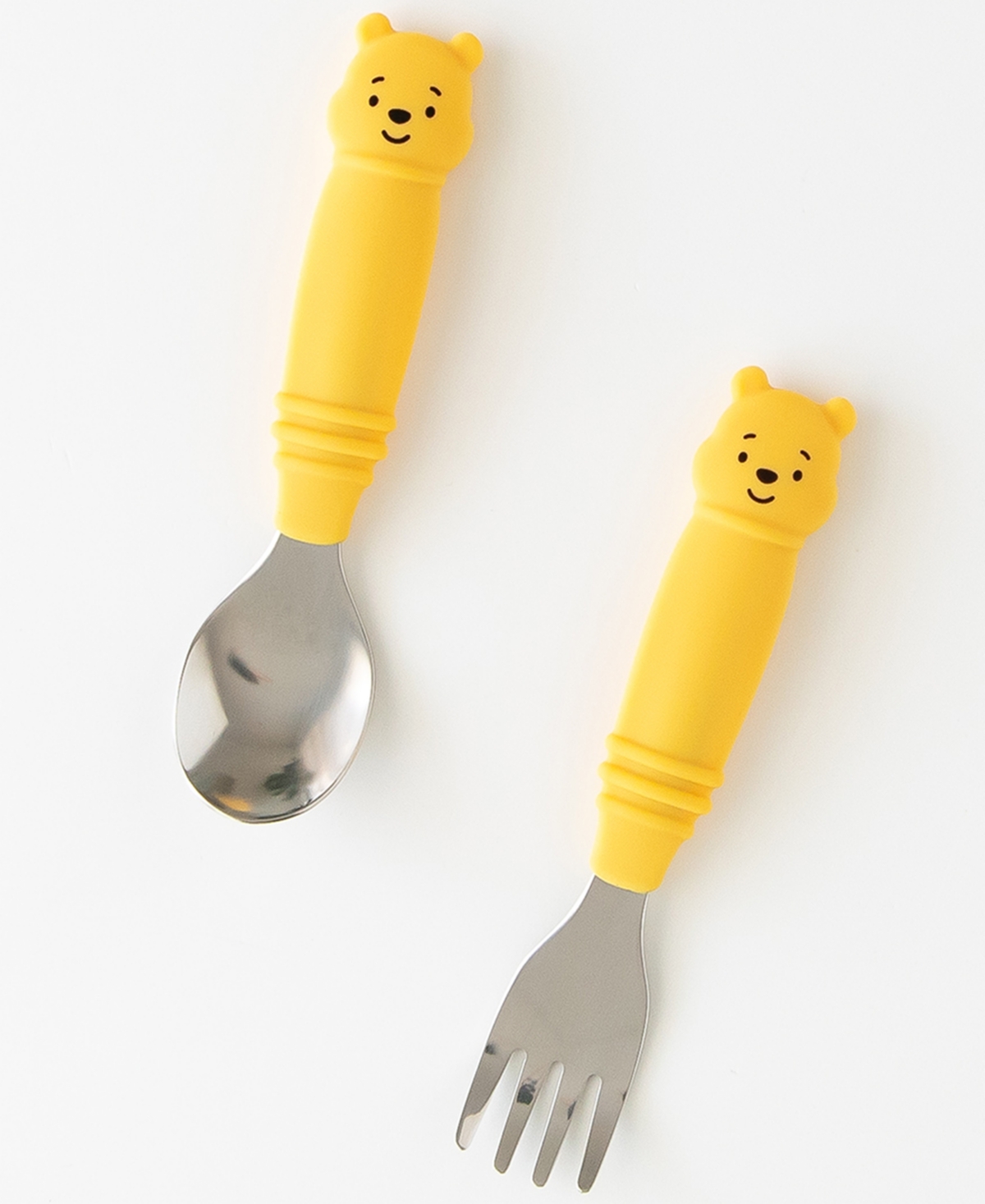 Bumkins Baby Boy or Baby Girl 2-Piece Pooh Spoon and Fork Set