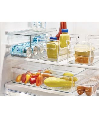 Plastic Condiment Organizer with Handles, Set of 4, Clear, Made in USA