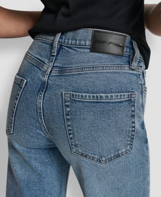 Women's Mid-Rise Wide Leg Jeans