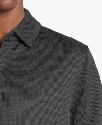 Men's Textured Polo Shirt